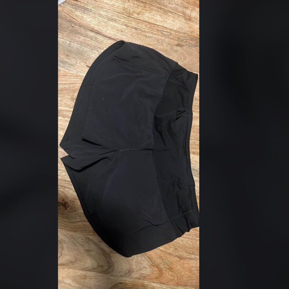 Black lululemon shorts
